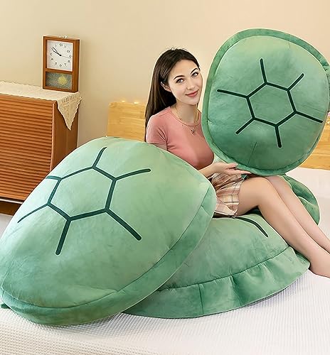 Miniatura 5 de WUWUWA Almohada de concha de tortuga para adultos, almohada gigante de concha de tortuga, almohada de tortuga grande, almohada de tortuga, almohada