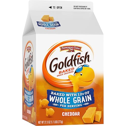 Miniatura 25 de Goldfish Galletas de queso cheddar, cartón de 27.3 onzas