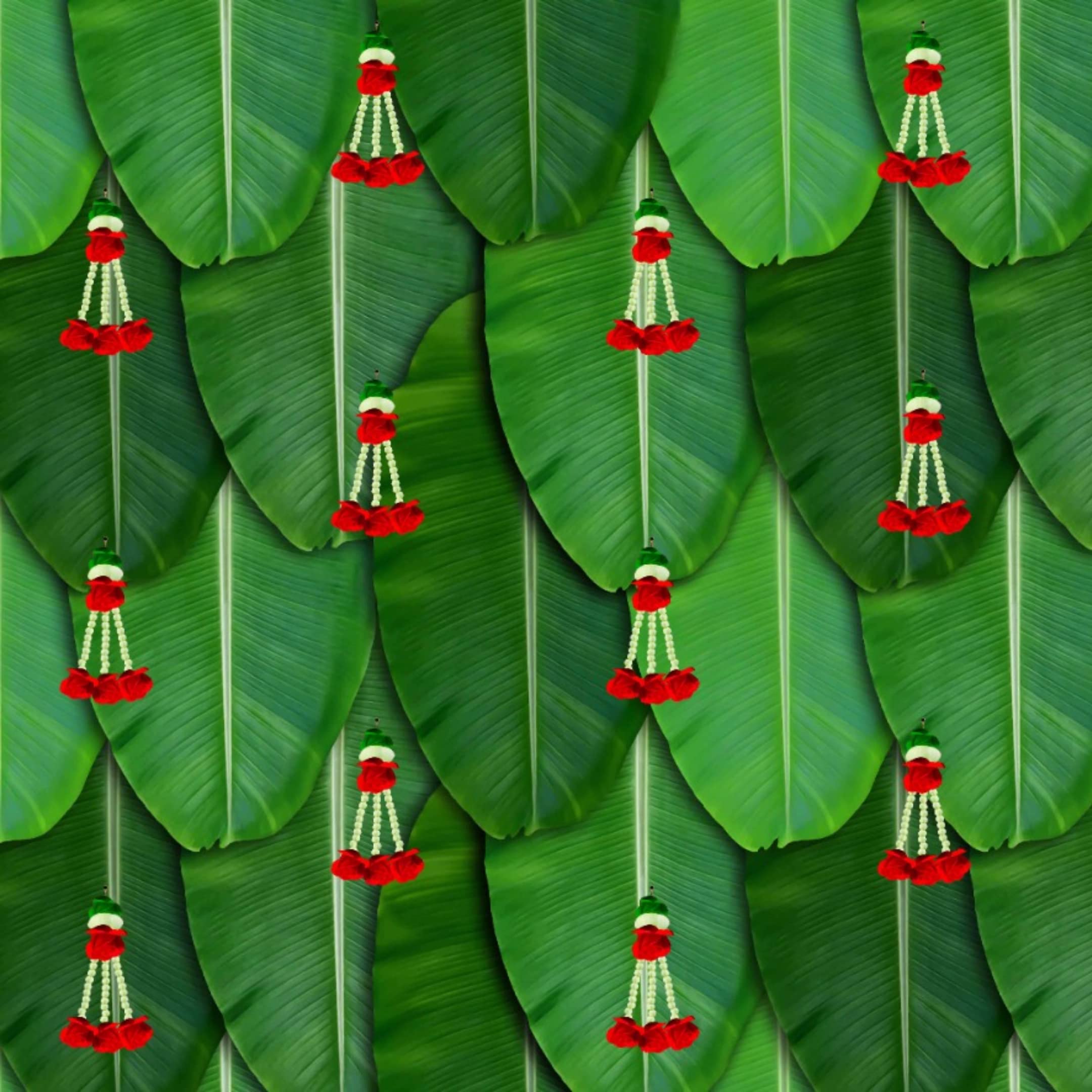 EpoojaCart Decorative Backdrops - Big Banana Leaf with Rose Design Backdrop - M 11 - Decorative Backdrops - Backdrops (5 x 8 ft) (B09QKQXK5K) Amazon Price History, Amazon Price Tracker
