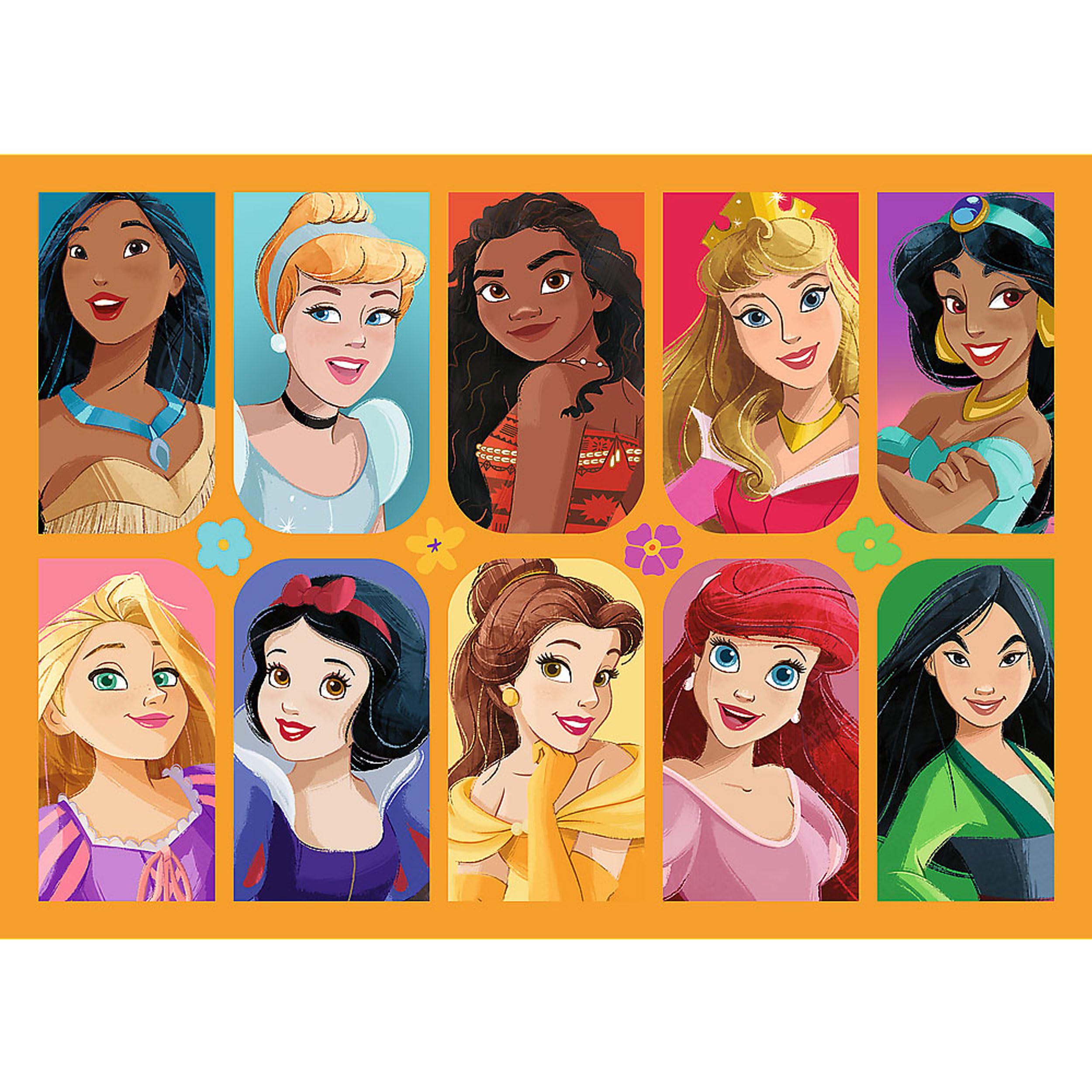 4 in 1 Puzzle - Disney Princess, Multicoloured, 28.5 x 20.5 cm - Image 2