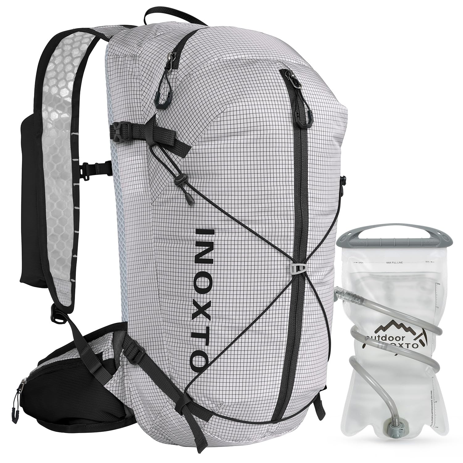 Hydration Backpack, 20L Multipurpose Hiking Backpack with 2L Water Bladder, Water Backpack Insulated Hydration Pack Ideal for Hiking and Cycling