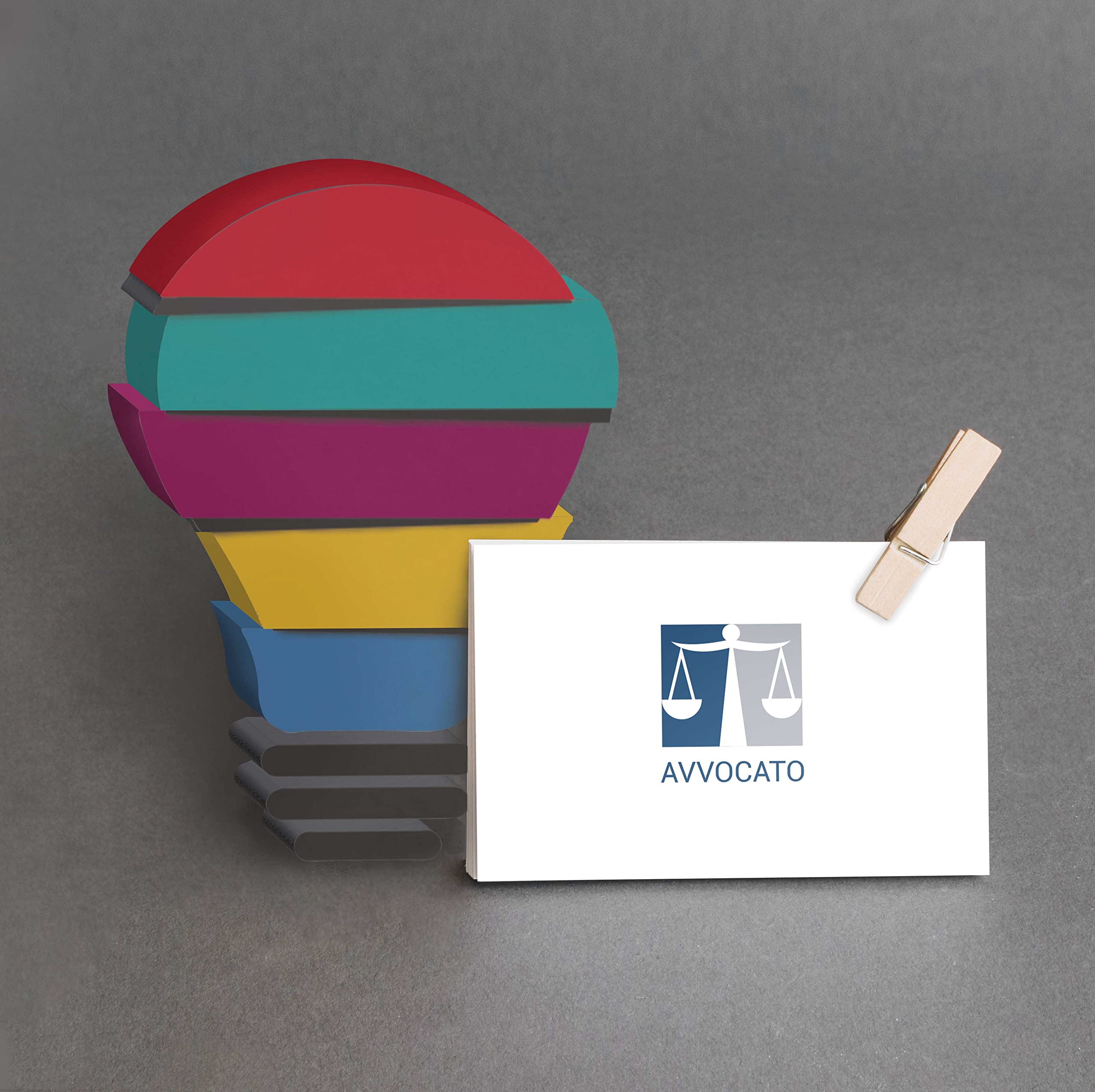 Biglietti da visita personalizzabili in cartoncino Premium, colori impeccabili, varie grafiche ideate per avvocati e studi legali, tiratura a scelta (Grafica 2)