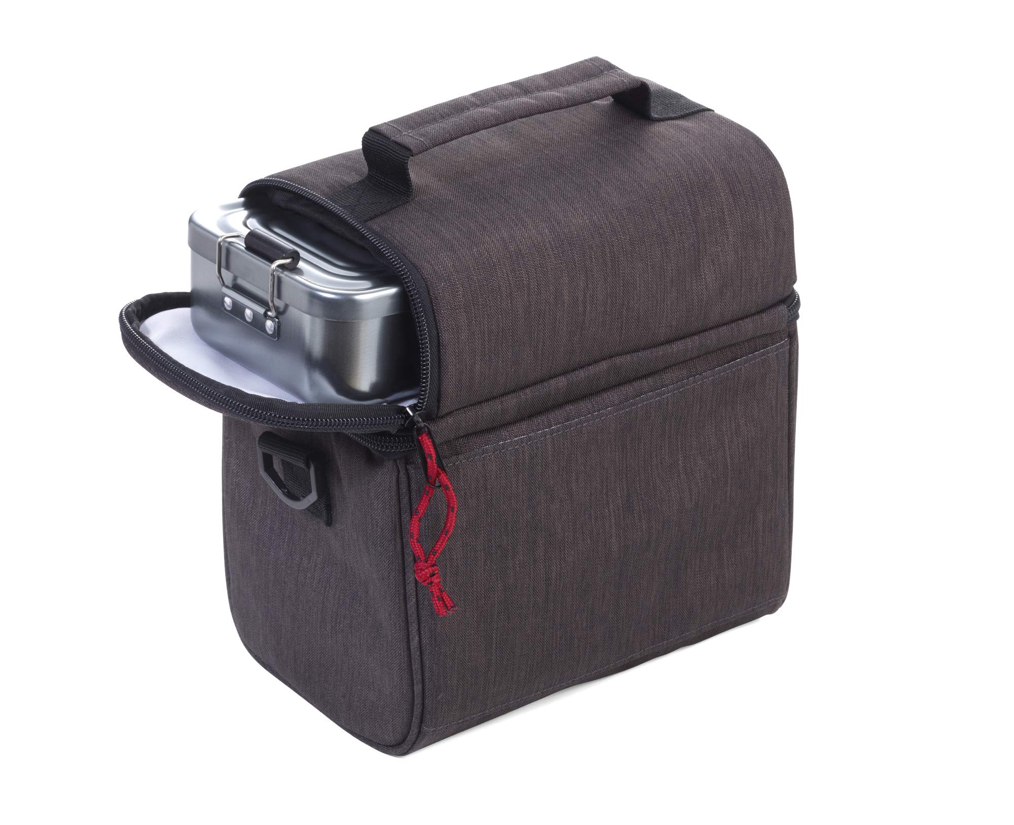 Troika Unisex – Business Lunch Cooler torba izolacyjna dla dorosłych, kolor szary, 240 x 225 x 140 mm