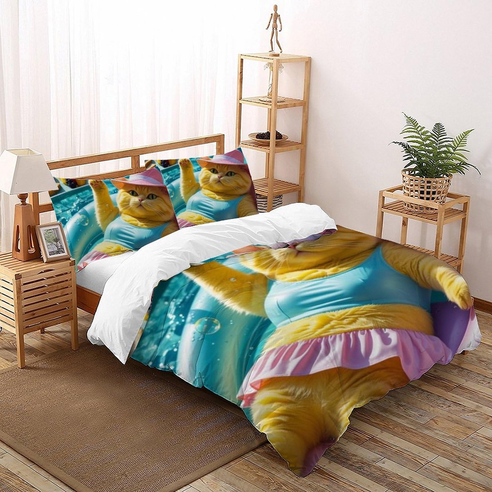 Housse de couette double Animaux Land 3D pour transformer la chambre de votre garçon