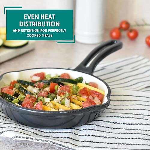 Miniatura 5 de Mirro Sartén esmaltada de hierro fundido de 6 pulgadas, gris