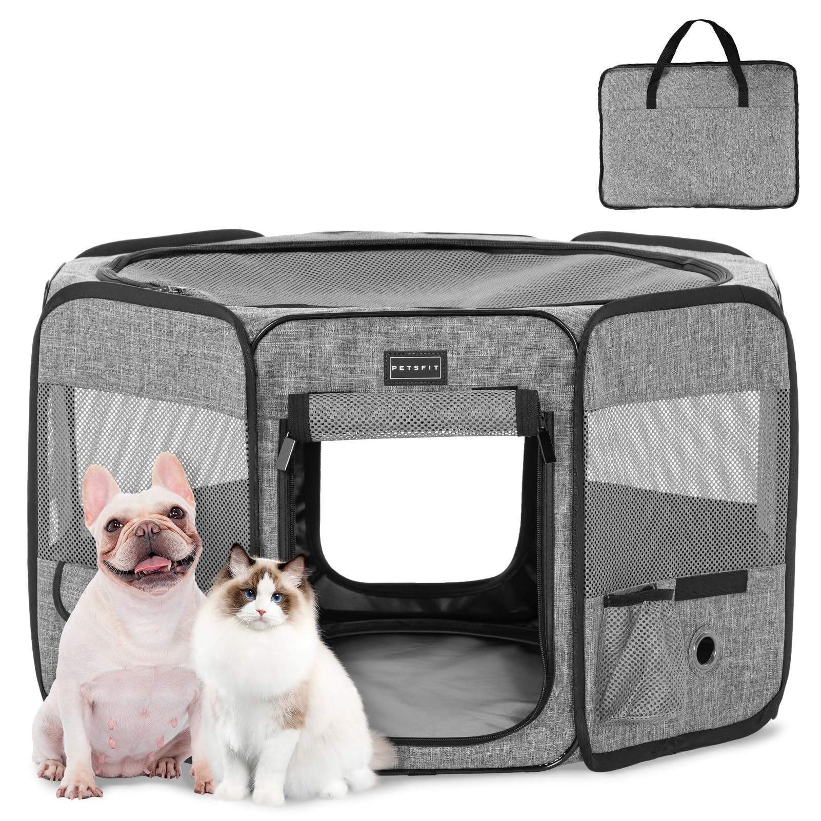 Petsfit 犬 サークル ペットサークル 八角形 ドッグハウス 猫ハウス L Amazon | petsfit ペットサークル 折りたたみ 軽量 八角形 収納バッグ