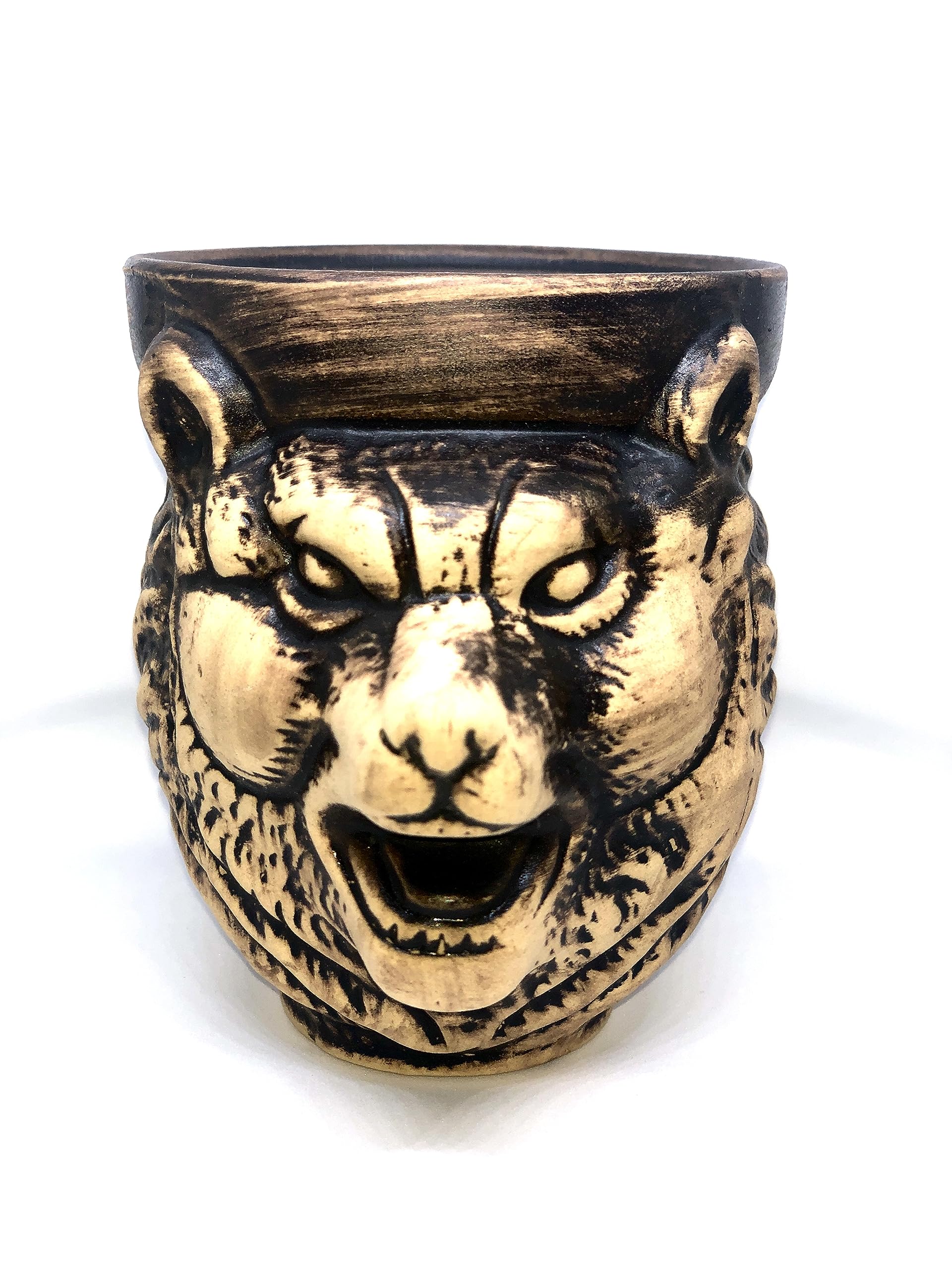 GoodGoodsLtd Ceramic Hookah Bowl Animal Wolf Head Bowl Shisha Tobacco Holder