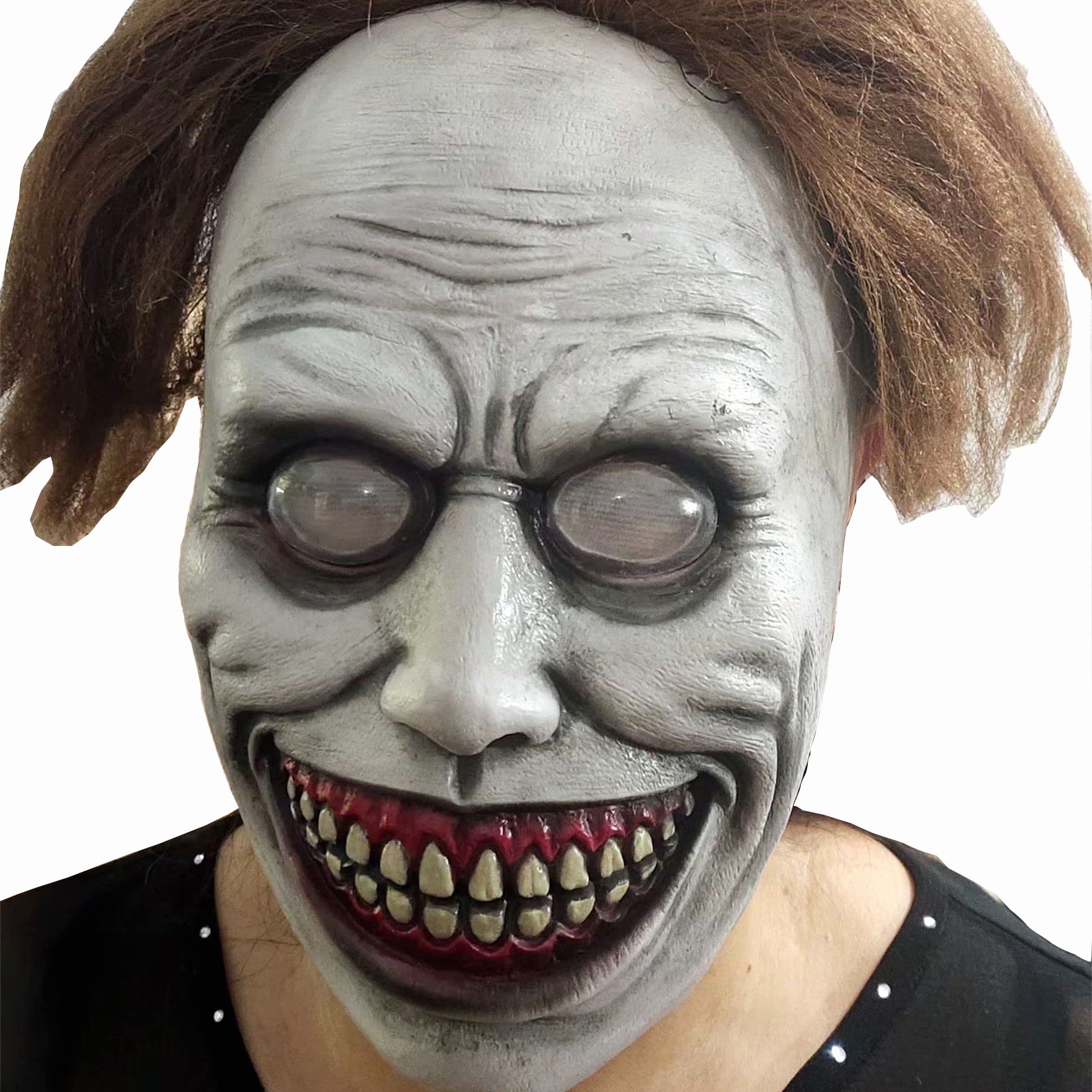 withwindHalloween Scary Mask for Adult ,Realistic Scary Monster Evil Mask Latex Costume Cosplay for Halloween Christmas