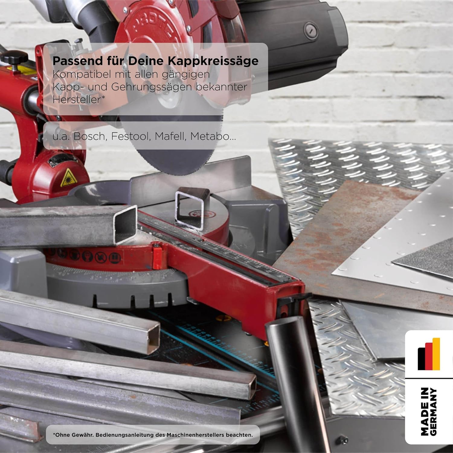 kwb Easy Cut circular saw blade, universal, wood with metal, 34聽teeth, 210聽x 30, e.g. for Einhell chop and mitre saw TC-SM 2131聽Dual, Makita HS7601J