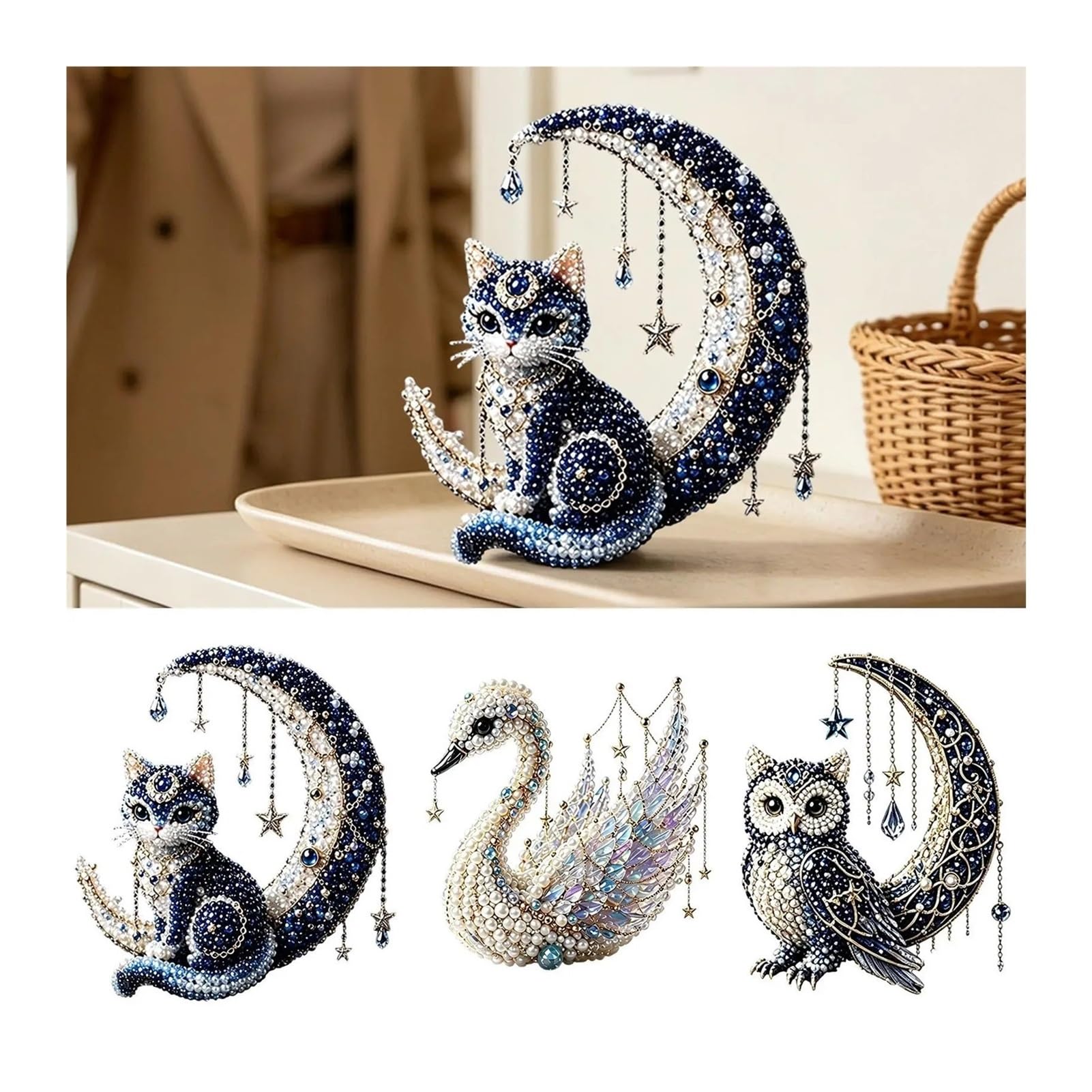 kit de cuentas de bricolaje Manualidades con cuentas de bricolaje con temática de animales en 3D