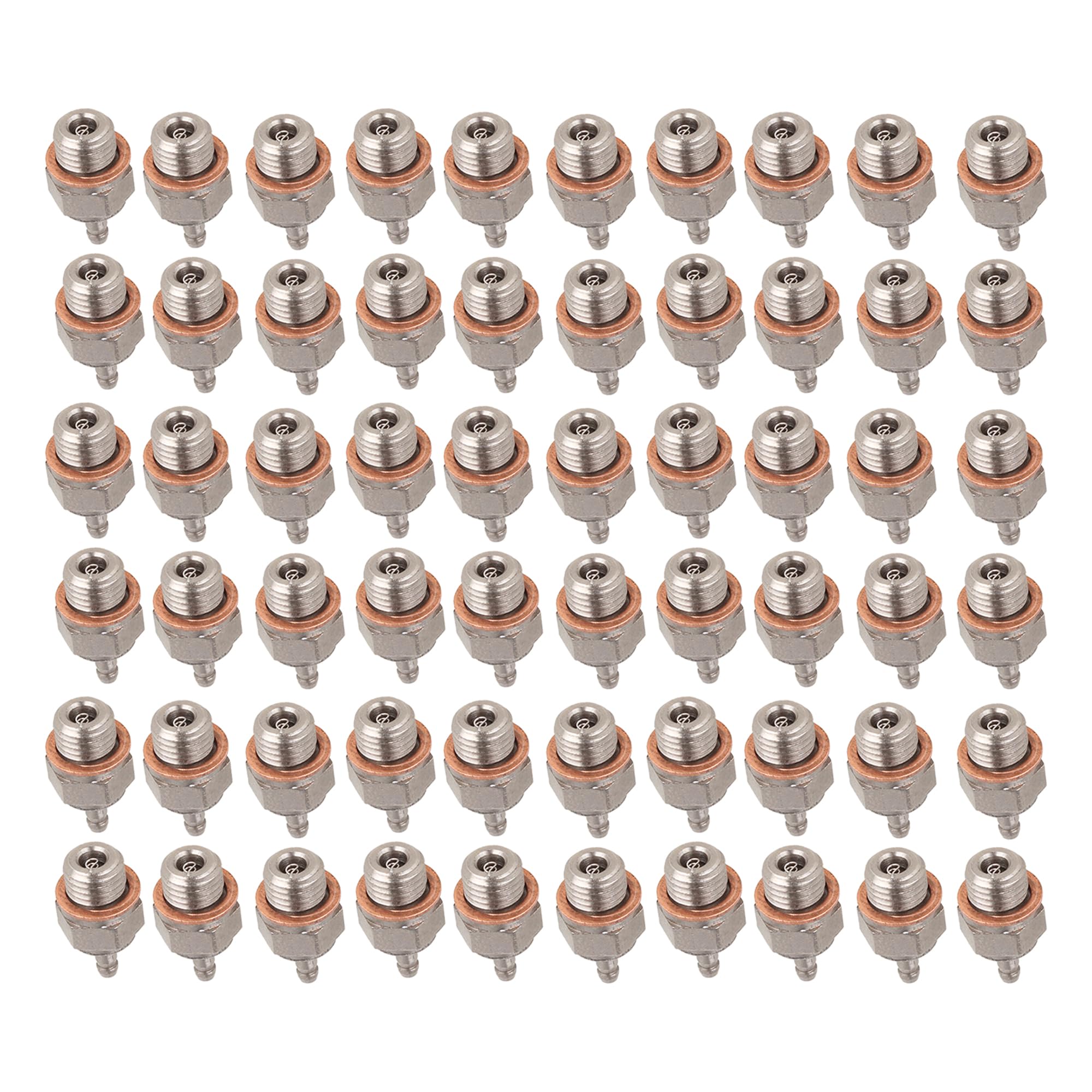 Mxfans 60 x RC 1:10 1:8 Glow Plug Spark Engine 70117 N3 15-28 with Gaskets Kit