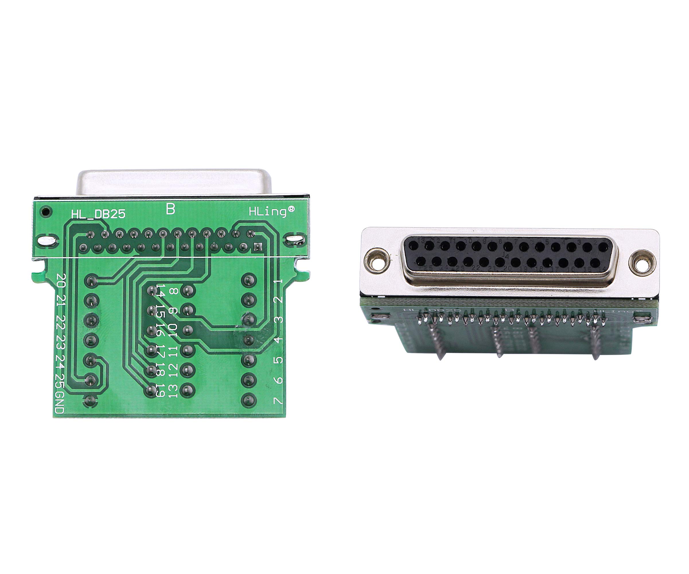 CERRXIAN - Adattatore DB25, interfaccia seriale RS-232, connettore DB25 (femmina)
