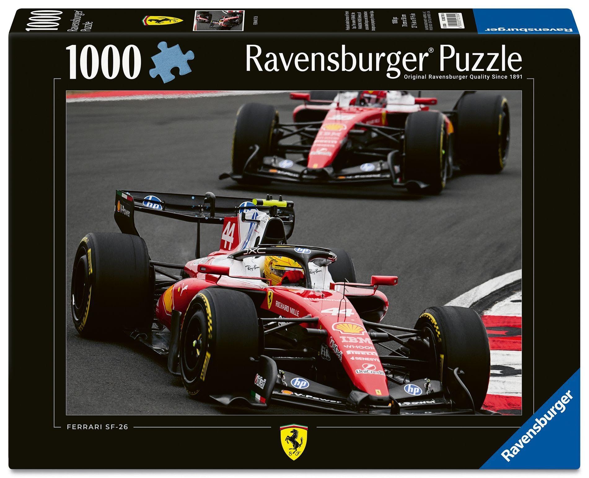 Ravensburger Adult Puzzles Ferrari Racing 1000 piece - Ages 12+