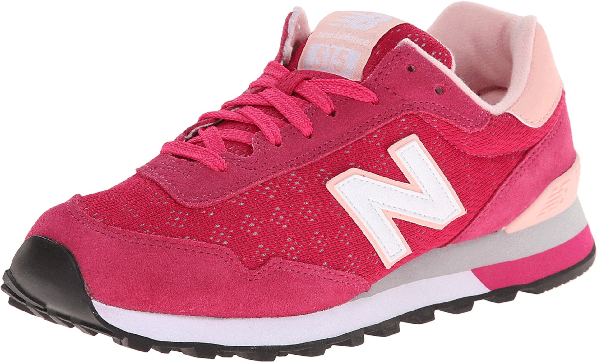 New Balance Women's 515 V1 Sneaker, Black/Prism Purple/Gold Rush, 6 M US — view 4