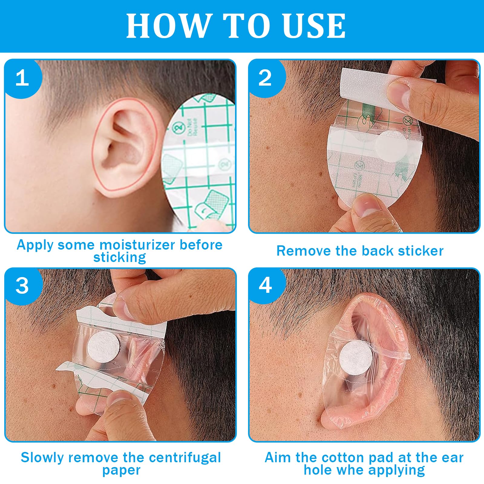 Copriorecchie Impermeabili Per Doccia E Nuoto - 80 Pezzi Monouso - Per Bambini - Foto 7