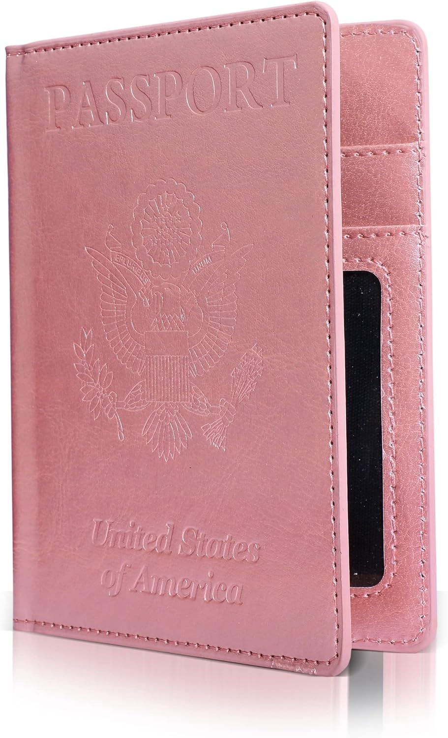 Travel essentials Passport and Vaccine Card Holder Combo, Slim travel wallet Passport Holder with Vaccine Card Slot, Waterproof PU Leather Passport Cover case for Men and Women