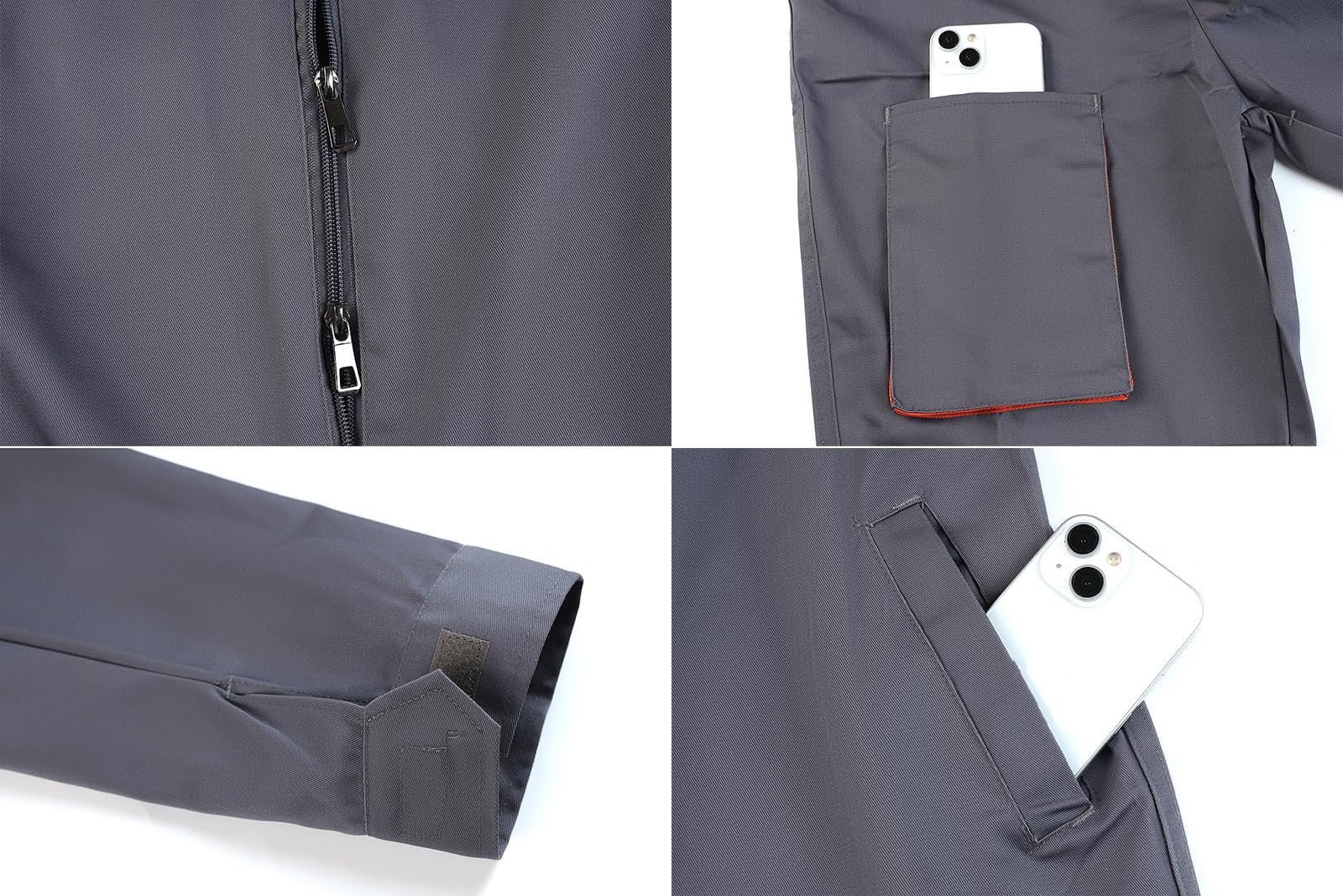 Mono de Trabajo para Hombre Mono de Mecánico Ropa Petos de Trabajo con Bolsillos Unisex Adultos Mono de Garaje Trabajo
