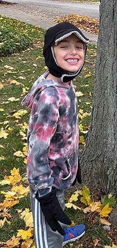 Miniatura 6 de N'Ice Caps - Juego de gorro y guantes de invierno para niños, con forro polar, acolchado, con borde cálido de sherpa