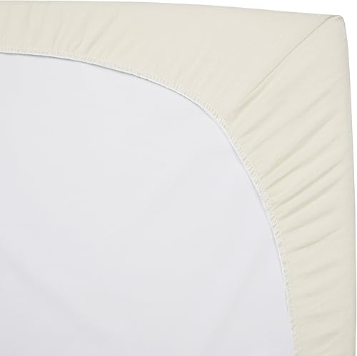 Miniatura 57 de American Baby Company Paquete de 2 sábanas bajeras de 100 % algodón de 18 x 36 pulgadas, compatible con moisés Mika Micky, blanco, suave