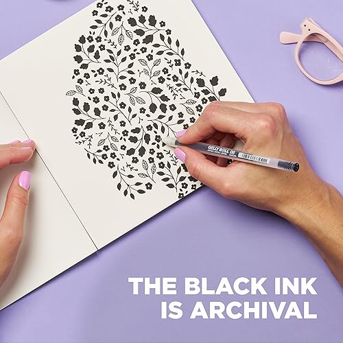 Miniatura 9 de Juego de bolígrafos de tinta en gel Sakura 37379 Gelly Roll en cartón con burbuja, 5 piezas, punta fina, colores surtidos