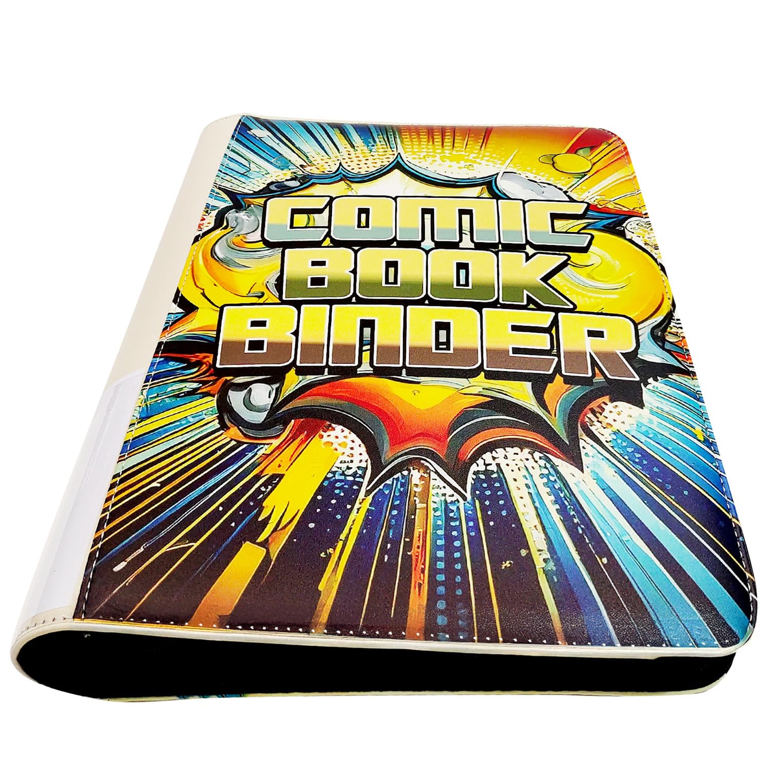 ANIXITECH Comic Book Storage Album?24+ Comic Book Binder, for Current, Silver Age, Regular Comics Bagged and Boarded, Sleeves for Displaying Comic Books and Comics Book Storage