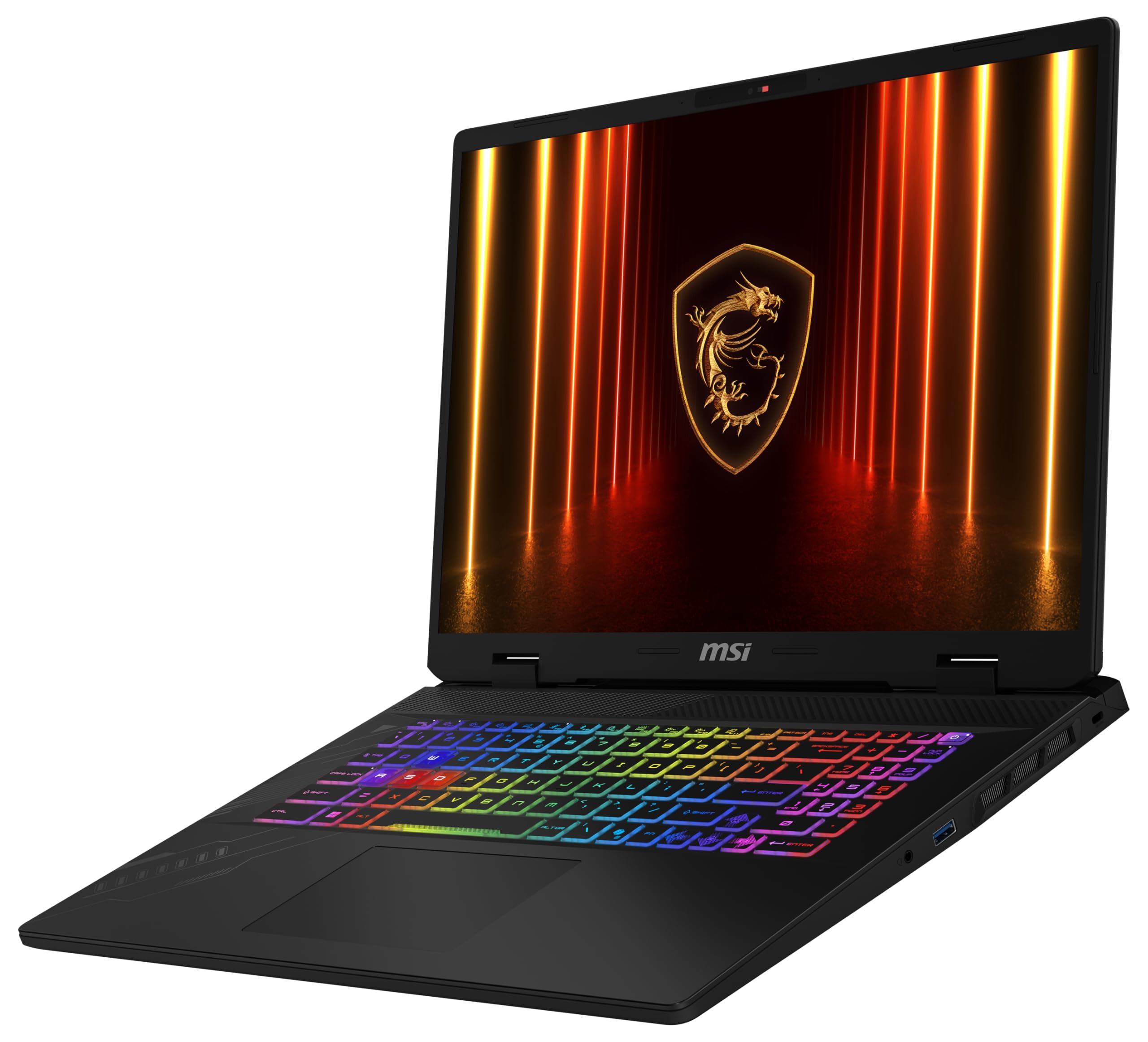 MSI Crosshair A17 HX, Computer portatile da gioco da 17", QHD+ 240Hz, display AMD Ryzen 9 8940HX, NVIDIA GeForce RTX 5070, 32 GB RAM, SSD da 1 TB, Windows 11 Home, QWERTZ, tastiera cosmo grigio