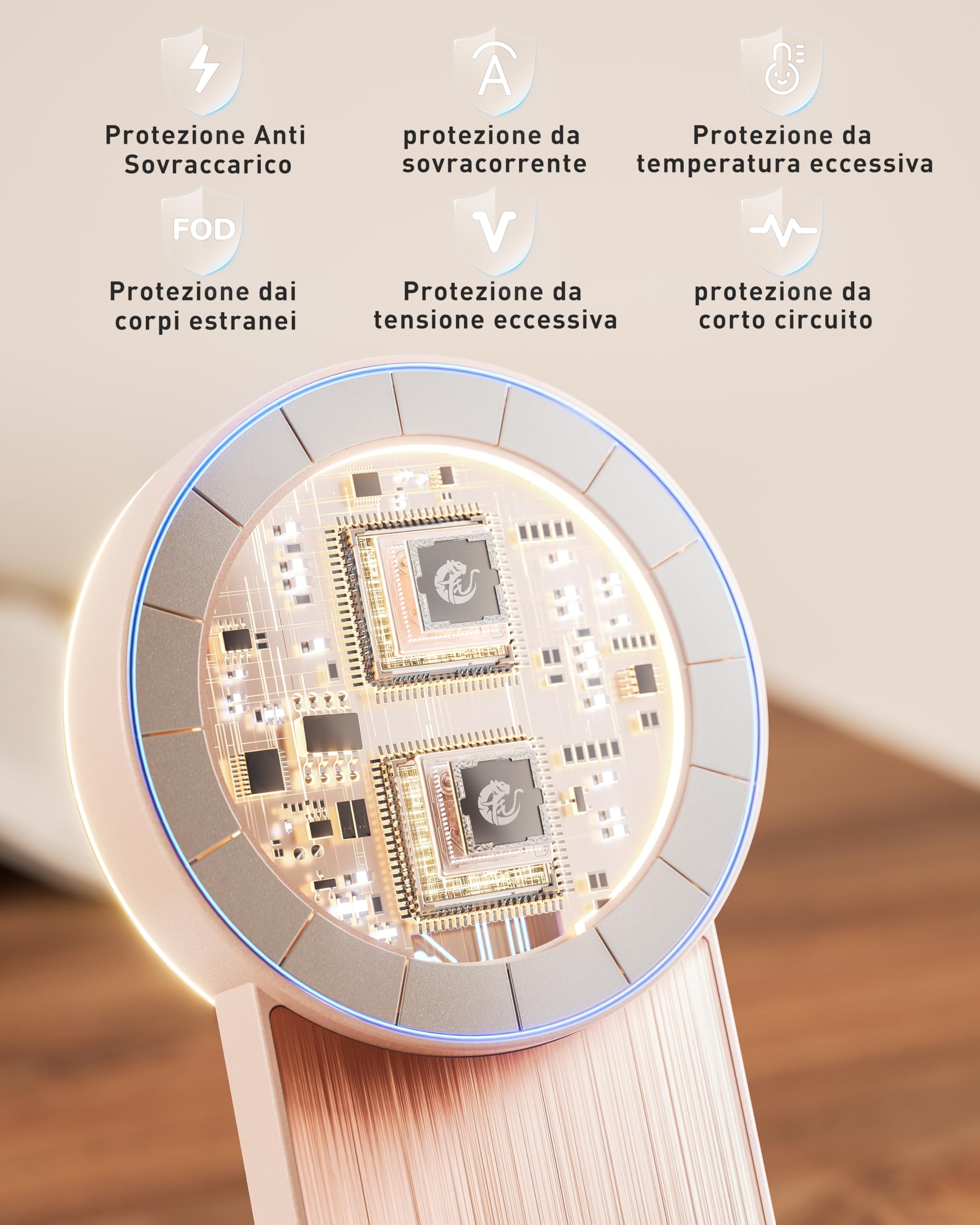 Tigratigro Caricatore Wireless per iPhone con Mag-Safe, 3 in 1 Ricarica Rapida Stazione Magnetica Pieghevole portatile Charger per iPhone 12/13/14/15/16, AirPods 2/3/4/Pro, Watch - Rosa