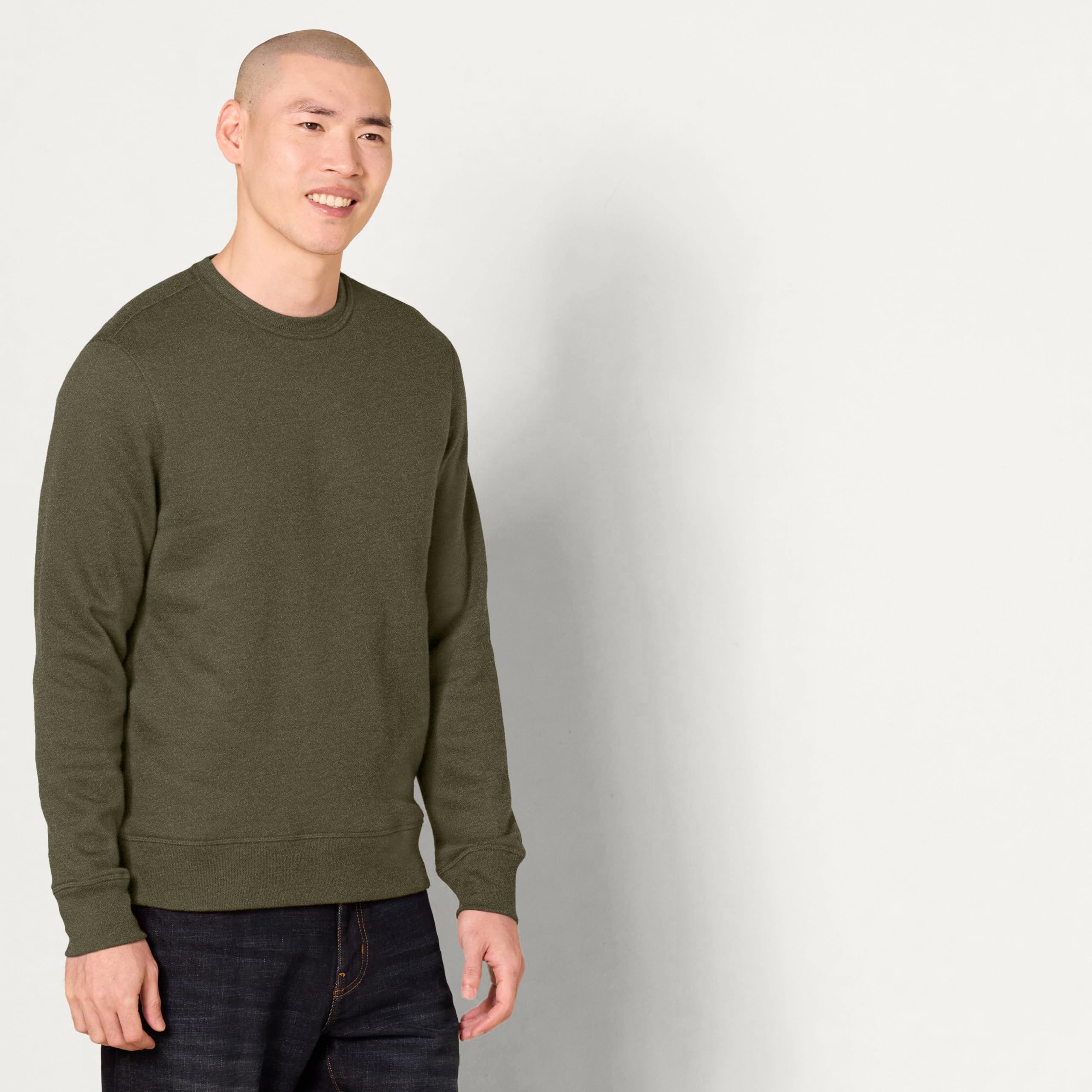 Amazon Essentials Hombre Sudadera de Forro Polar con Cuello Redondo (Disponible en Tallas Grandes y Largos Especiales) - 3