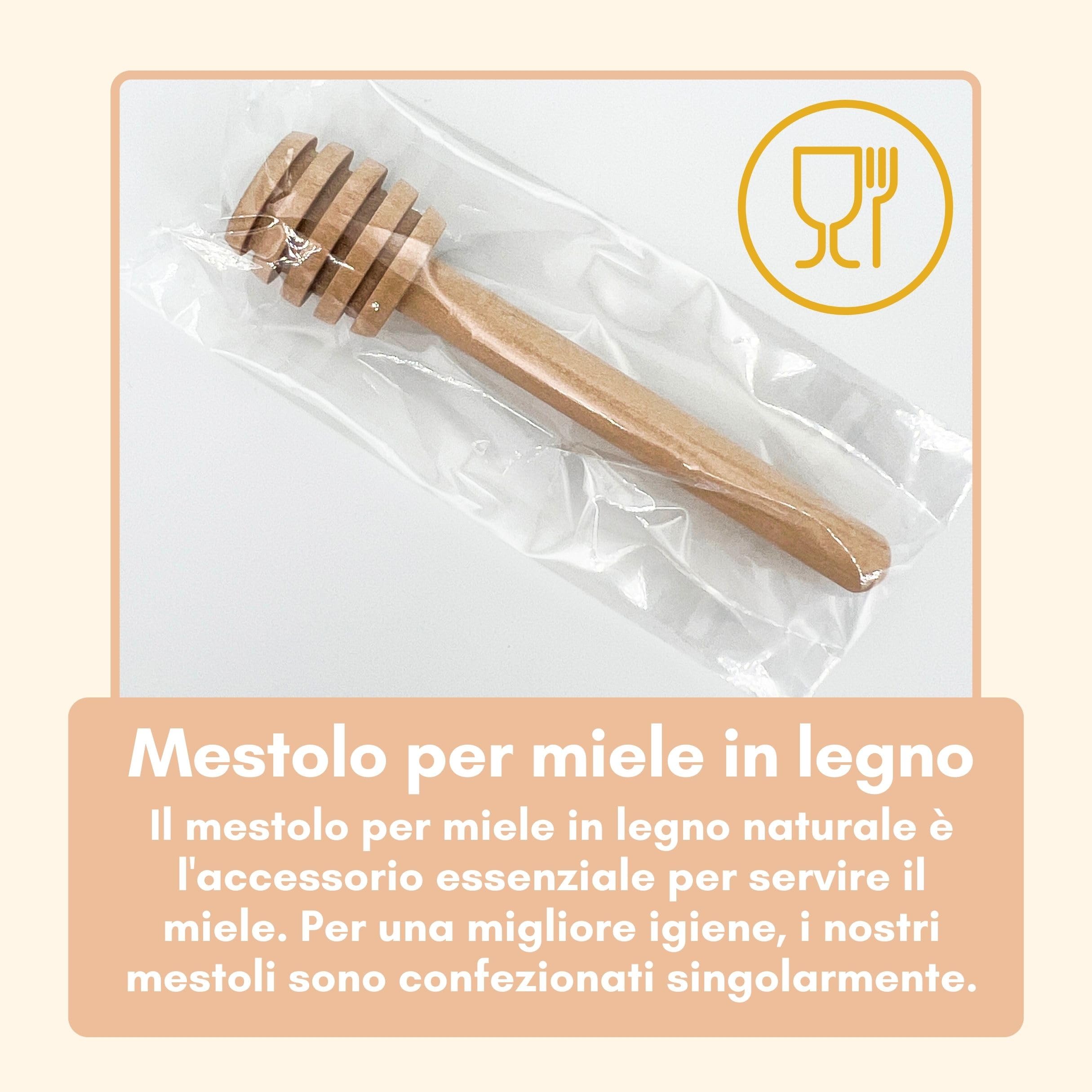 Luna & Dina Set di 50 mini vasetti di miele in vetro con coperchio dorato, cucchiaino per miele, ape, etichetta, spago, sacchetto in organza, adesivi, regalo per gli ospiti di nozze (Premium)