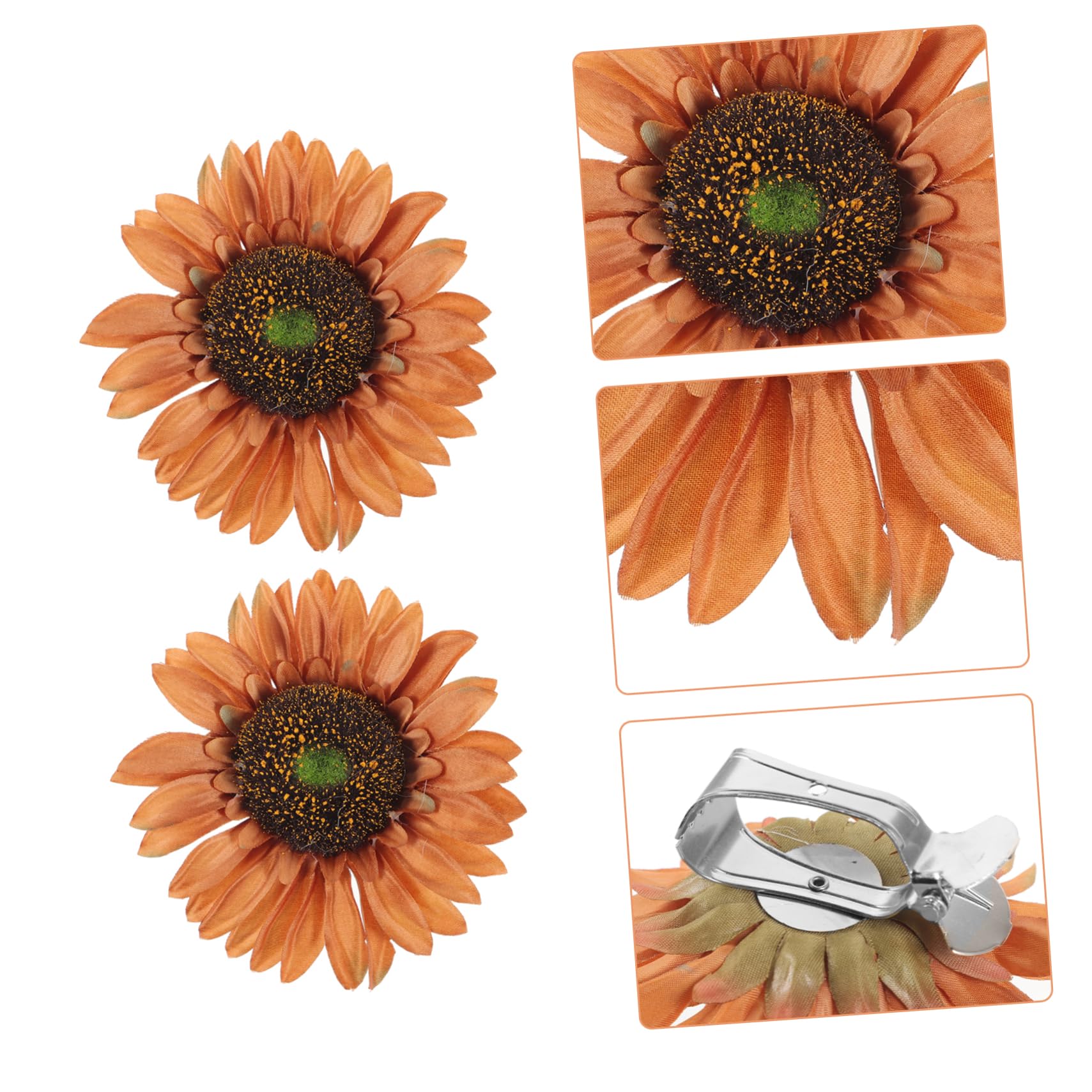 ABOOFAN 4 Sets Blumenvorhangschnalle Holdback Clamp Gardinen Raffhalter Clips Für Wohnkultur Einfach Zu Bedienen 2 Stück * 4