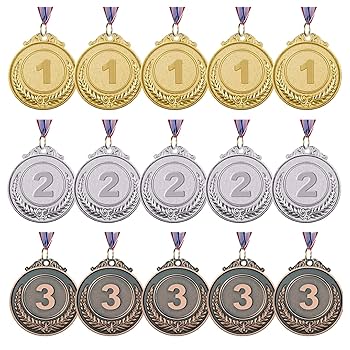Amazon | NOELAMOUR 金メダル 銀メダル 銅メダル 金銀銅 メダル