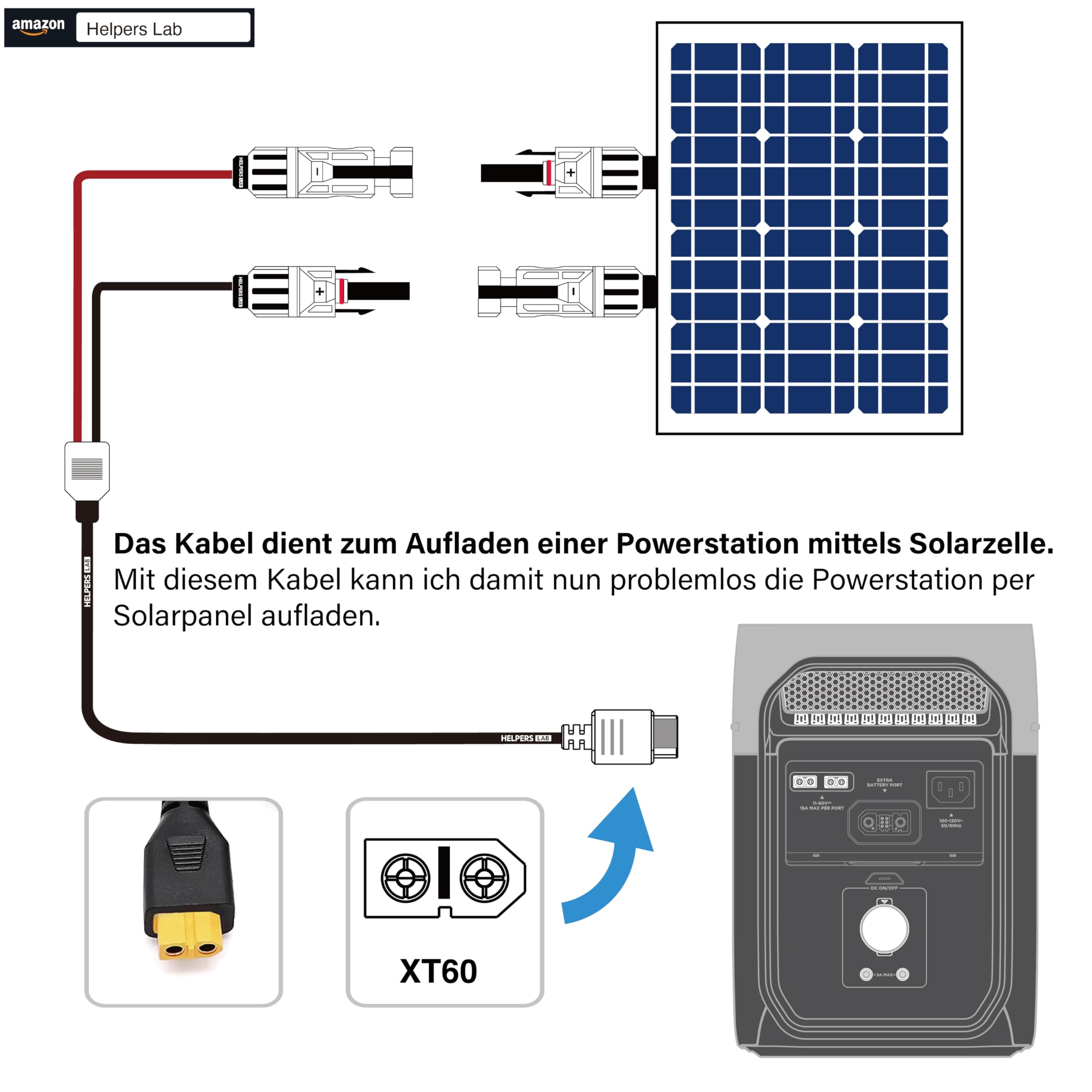 12V 24V Sigarettenaansteker naar XT60 Connector Kabel, Auto Oplader Adapter voor Draagbare Power Station Lithium Batterij Pack en Drone - Model Arcraft Charge