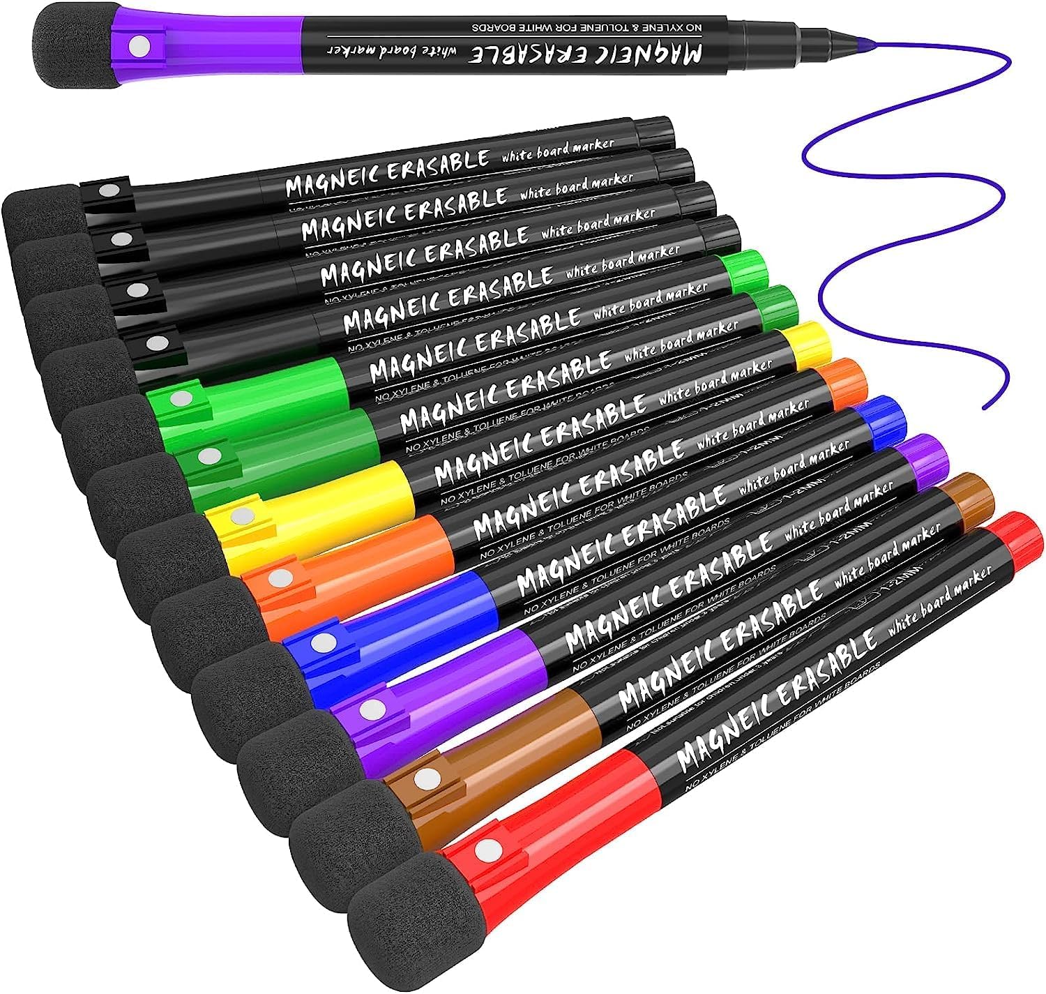 12 Whiteboard Pens Whiteboard Markers White Board Markers Erasable