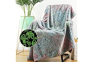 Glow in the Dark Game Controller Video Game Blanket
