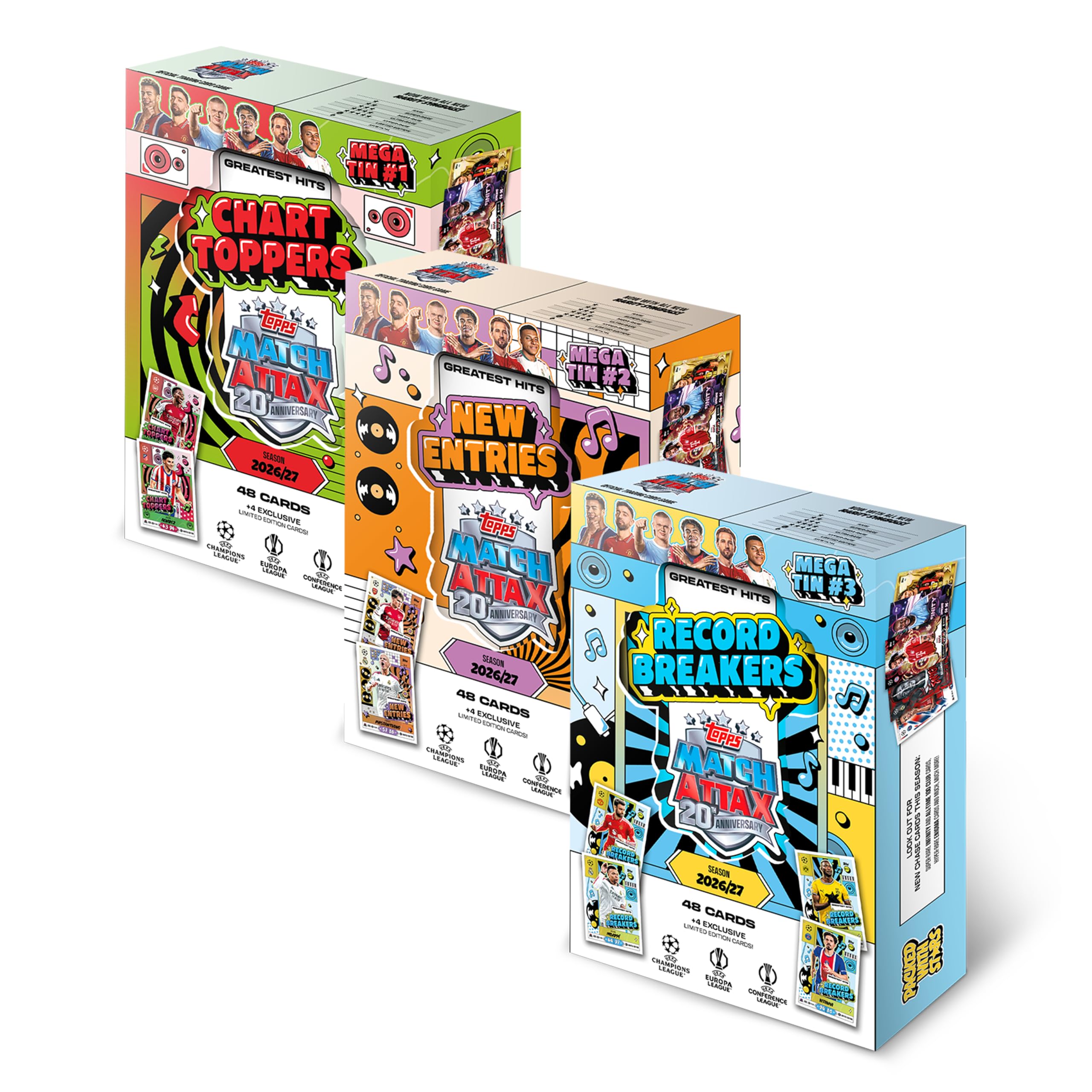 Topps Match Attax UCC 2026/27 - Mega Tin Bundle