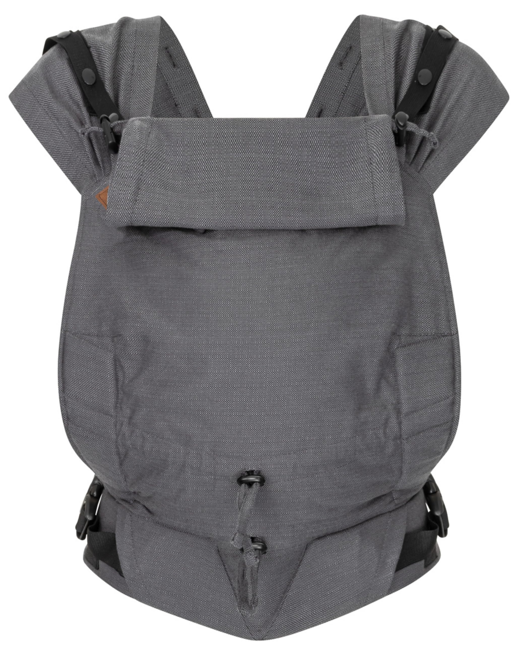 Hoppediz Porte-bébé Primeo dès la naissance (2.5-15 kg), Porte-bébé ventral et dorsal, Taille Réglable, 100% coton bio, Design Lanzarote