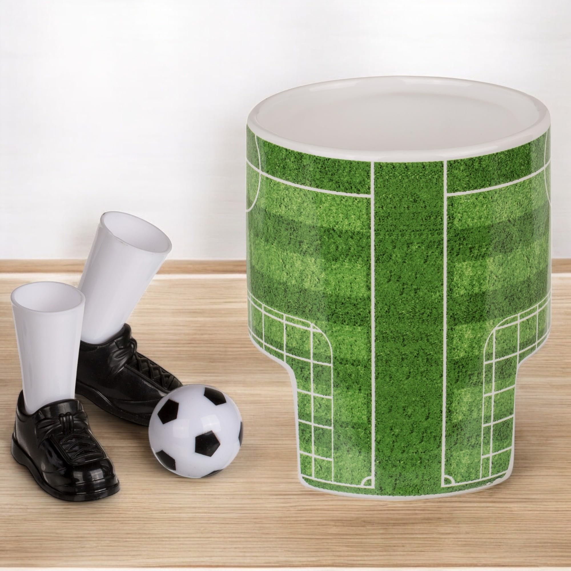 Set regalo tazza da calcio con mini gioco e scarpe da calcio per le dita
