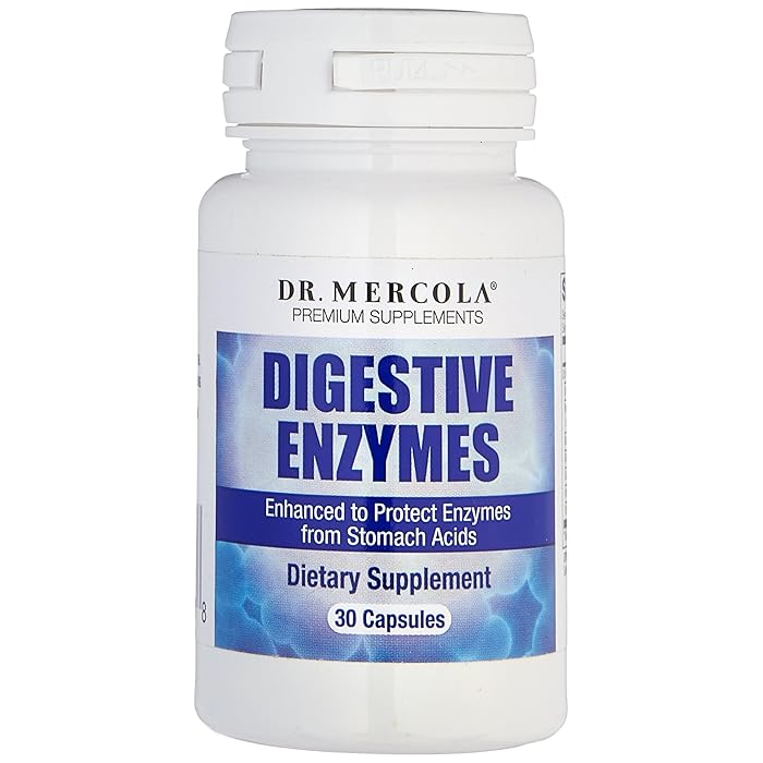Buy Dr. Mercola Digestive Enzymes 30 Capsules Natural Bloating