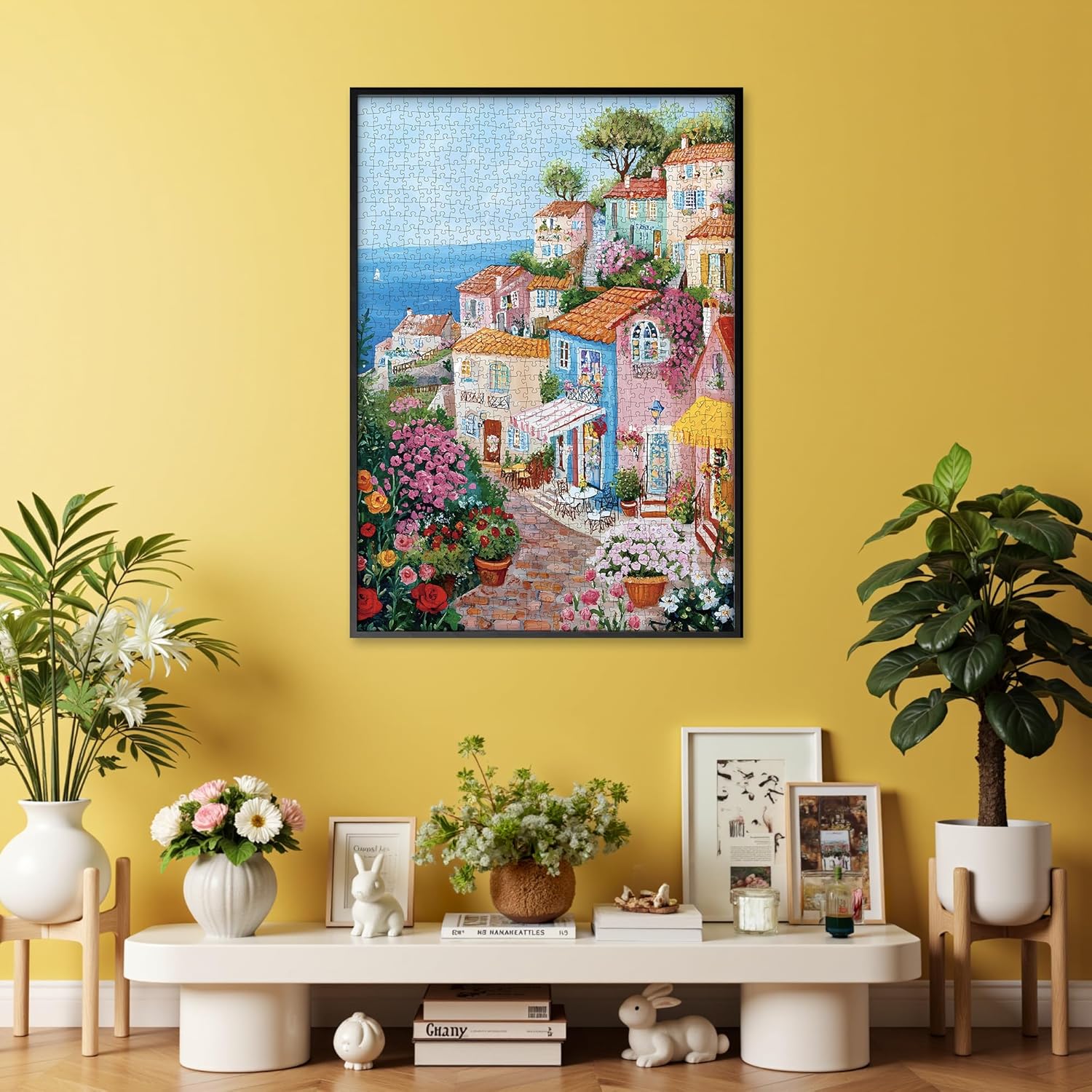 1000 Piece Puzzle for Adults, Challenging Coastal Charm Jigsaw Puzzles, Premium Matte Finish, 27.56 x 19.68 Inches, Perfect for Game Nights