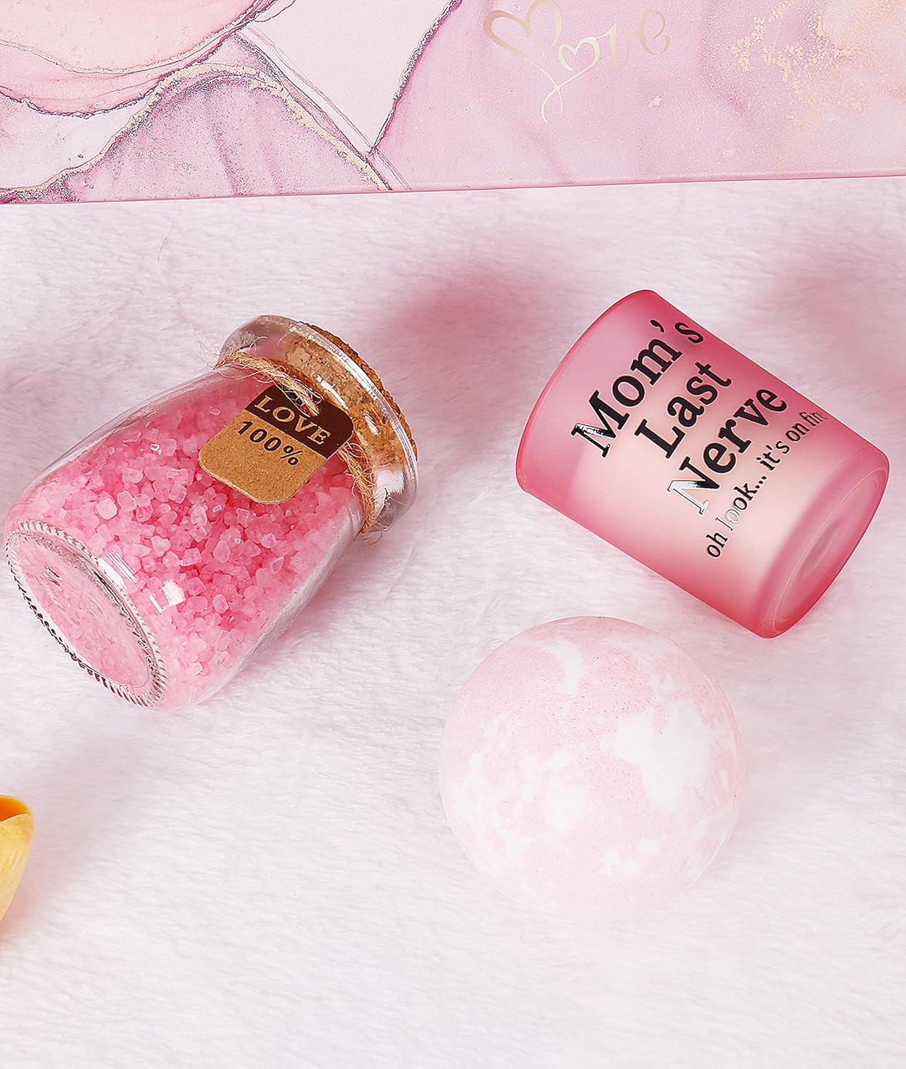 Birthday & Christmas Gifts for Mom, Women & Friends - Relaxing Spa Gift Basket with Tumbler & Candle Set - Image 6