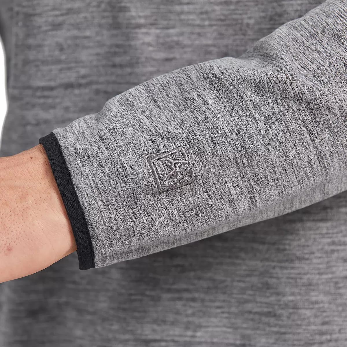 Avalanche Men's 1/4 Zip Fleece Pullover Sweatshirt, Gray, XX-Large - Image 5