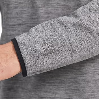 Avalanche Men's 1/4 Zip Fleece Pullover Sweatshirt, Gray, X-Large