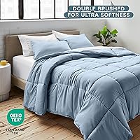 Vista 199 de Bare Home Comforter Set - King/California King Size - Ultra-Soft - Goose Down Alternative - Premium 1800 Series - All Season Warmth