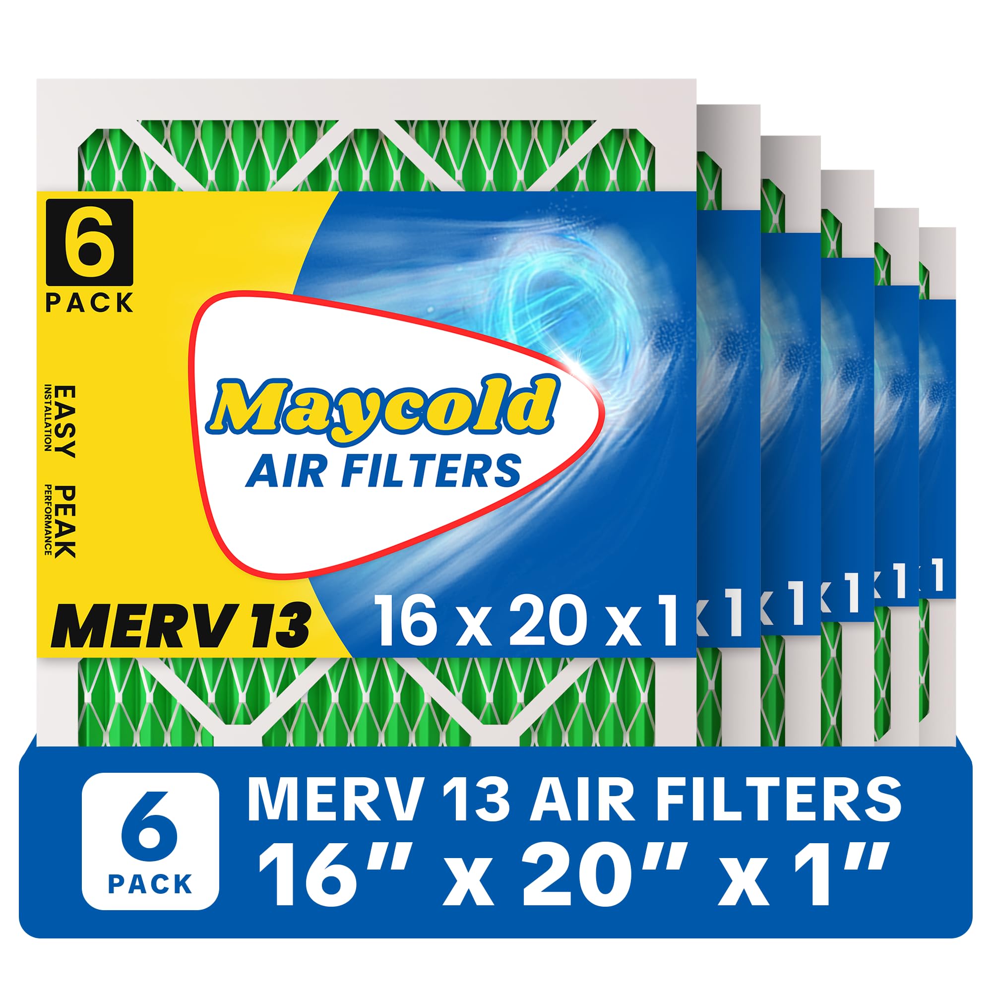 Maycold MERV 13 16x20x1 Air Filter