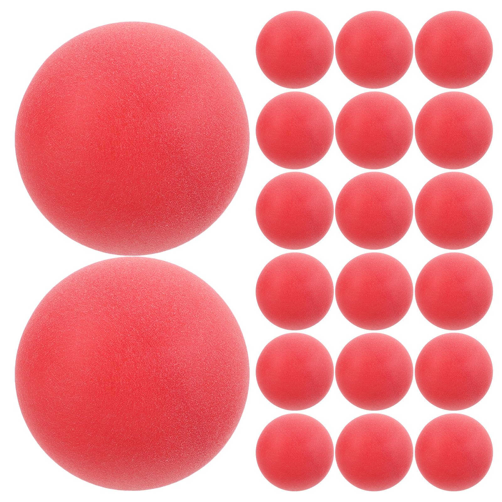 BESPORTBLE 100 Pelotas de Pong de plástico Esmerilado de 40 mm para Manualidades, lotería, Billar, decoración navideña y Fiestas Deportivas.