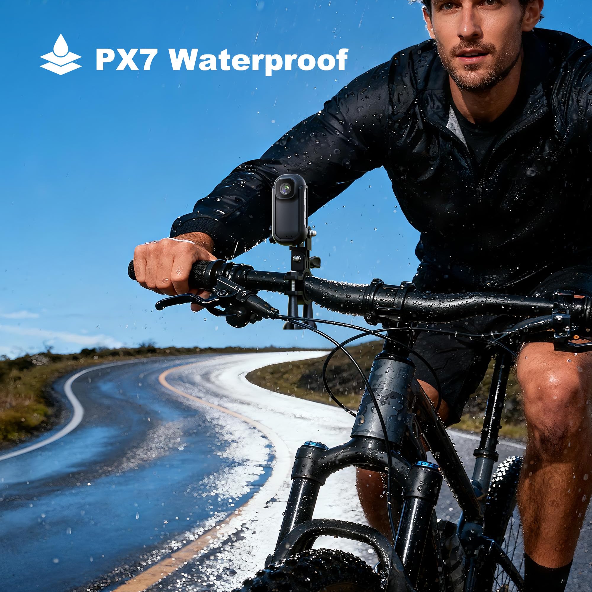 Mini-Bodycam 4K WiFi – 128 GB Action-Kamera mit 1,5-Zoll-Bildschirm | daumengroße POV-Kamera mit Ladetasche, Tragbare Sportkamera mit Zeitstempel für Sicherheit, Arbeit und Radfahren