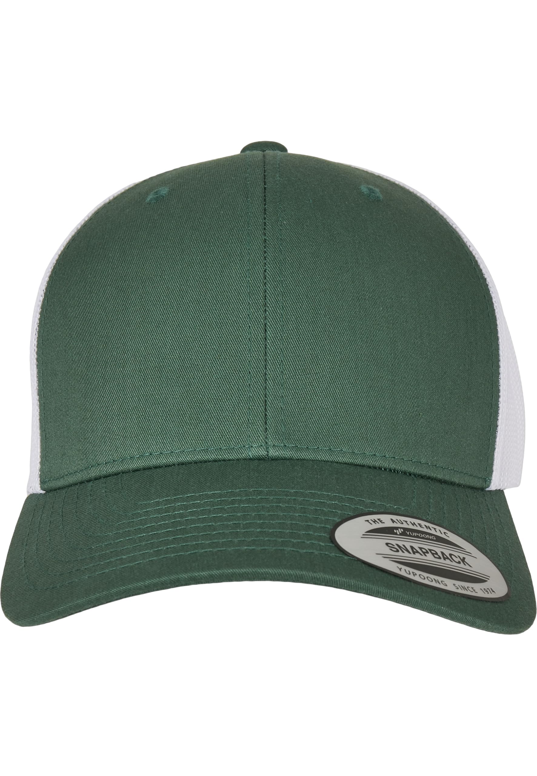 Flexfit Retro Trucker 2-Tone Baseball Cap, Evergreen/White, One Size