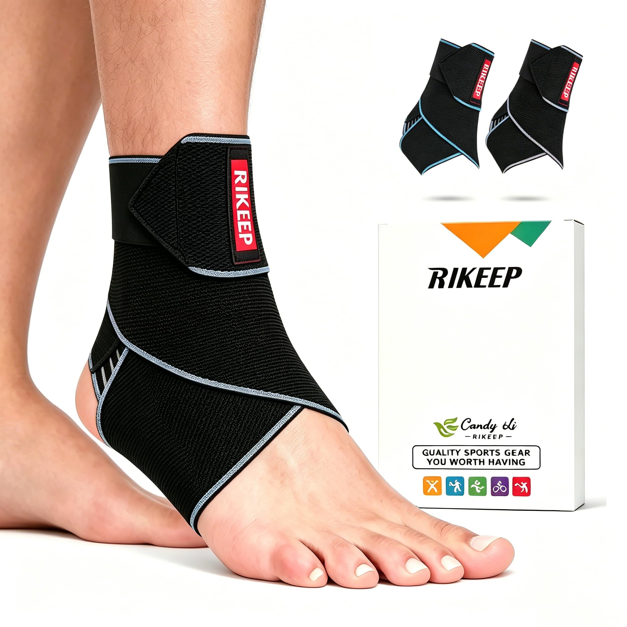 Candy Li Ankle Brace - Sprain Support & Compression -7