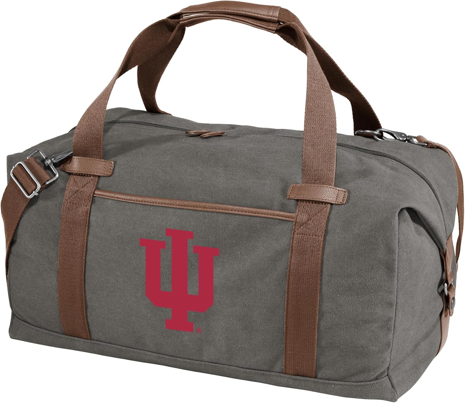 Indiana University Duffel Bag - Carryon, Overnight Travel Bag, Rich Canvas Fabric For IU Fans and Alumni