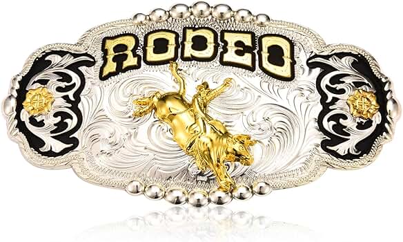 Amazon.com: KOORASY Western Rodeo Belt Buckle for Men Big